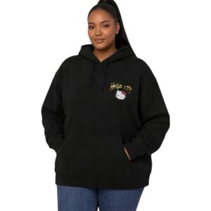 Hello Kitty Black Graphic Women's Sweater